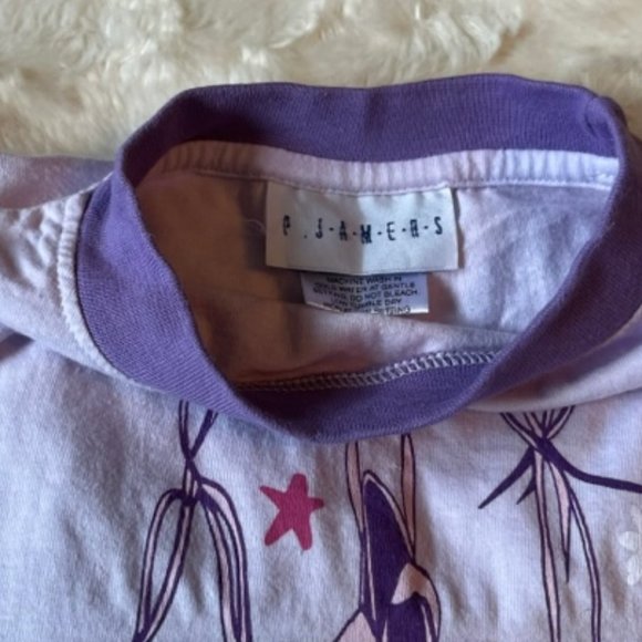 2/$25 P Jamers 3-piece pajama set Ballet Lilac & Purple, Girls Size 4 - Picture 8 of 14